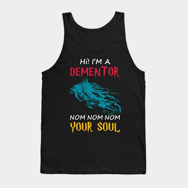 Vintage Retro Trending Dementor Tank Top by Danielle Shipp